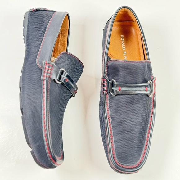 Donald Pliner Donnie 2 Embossed Bit Driver (Men) In Black Size 8M - Picture 4 of 8